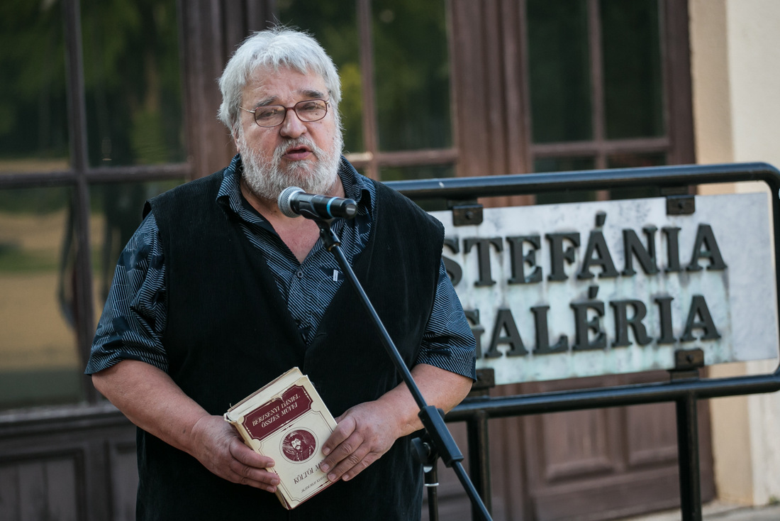 Bucz Honor színművész  a 2015 június 3-án a HM Stefánia kiállításmegnyitón