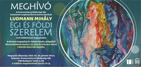 Ludmann kiállítási meghívó