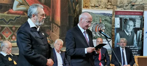 Pécsi L. Dániel a Szent István Emlékérem 2021 évi kitüntetettje